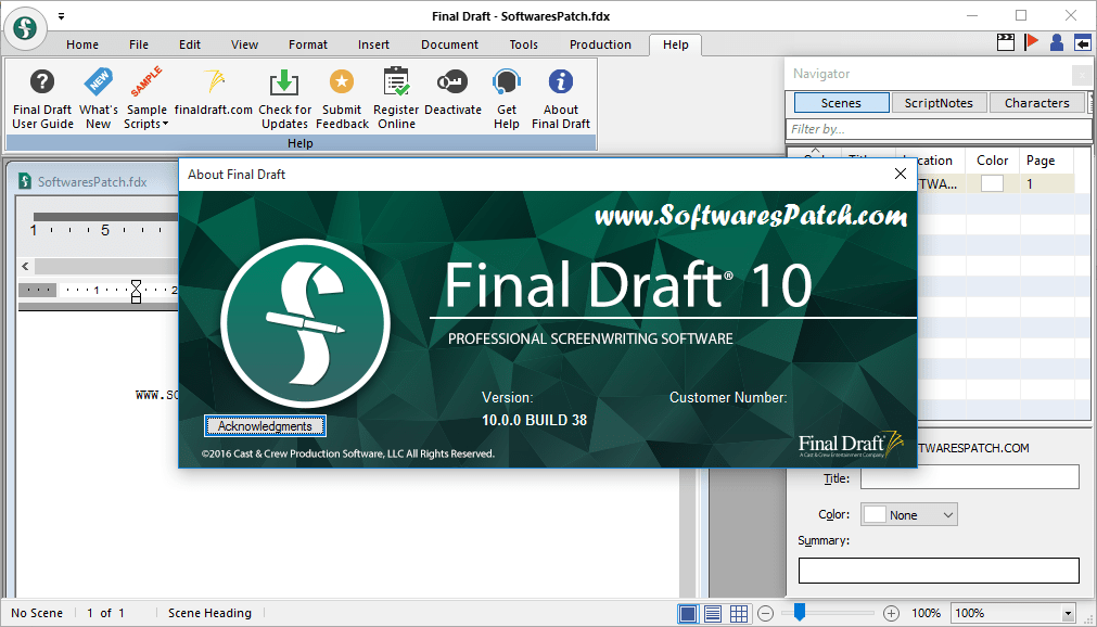 final draft 9 keygen mac free